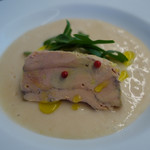 リストランテ・マッサ - 桃のスープとフォアグラのテリーヌ