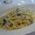 リストランテ・マッサ - ホロホロ鳥のラグーと九条ネギのキタッラ