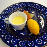 リストランテ・マッサ - とうもろこしのパンナコッタ