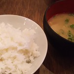 KASUMI izakaya+restaurant - ご飯・味噌汁