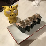 寿司一 - かに（たらば）味噌入り200円
