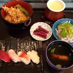 日本橋 - 天丼すしセット