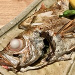 魚の中俣 - のどぐろの塩焼き