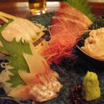 のどくろ、がんど、はちめ、肝あえ