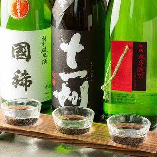 More than 20 types carefully selected from all over the country, mainly local sake from Hokkaido and Tohoku♪