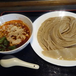 Jikasei Udon Udokichi - 赤肉汁うどん並（ハイブリッド麺に変更）