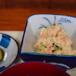 道の駅 吉野ヶ里 さざんか千坊館 - ポテマカロニサラダ おふくろのお味♪