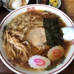 のんきや - 手打中華そば（醤油）  700円