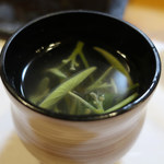 すし兆 - じゅんさい　お吸い物