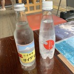 Michi No Eki Shimogou - 右：奥会津金山　天然炭酸の水…170円(税込)　左：会津磐梯サイダー…185円(税込)