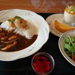 万里樓 - 巡視船「まつしま」カレー。シーフードです。