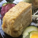 カフェアンドショップ ロータスランド - 2019/09/01
      おまかせセット 550円
      ・野菜かき揚げ
      ・ナス南蛮
      ・卵焼
      ・キュウリのさっぱり和え
      ・フレッシュサラダ
      ・ご飯、味噌汁