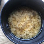 カフェアンドショップ ロータスランド - 2019/09/01
      おまかせセット 550円
      ・野菜かき揚げ
      ・ナス南蛮
      ・卵焼
      ・キュウリのさっぱり和え
      ・フレッシュサラダ
      ・ご飯、味噌汁