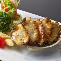 活あわびバター焼