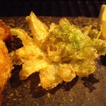 銀座 水野 - ふきのとうの天麩羅