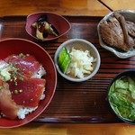 瀬戸内海 - 料理写真:まぐろ、平政漬どんランチ