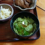 瀬戸内海 - 味噌汁（まぐろ、平政漬どんランチ）