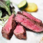 十勝川温泉 三余庵 - 焼物　十勝産牛ヒレ炭火焼き