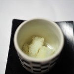 十勝川温泉 三余庵 - 口直し　柚子のソルベ