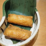 十勝川温泉 三余庵 - 夜食のお稲荷さん