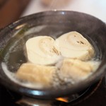 十勝川温泉 三余庵 - 湯葉豆腐（朝ごはん）