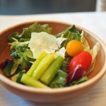 十勝川温泉 三余庵 - サラダ（ビュッフェ・朝ごはん）