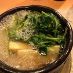 町家懐石　六花 - 筍・山ウド・タラの芽・三つ葉の小鍋