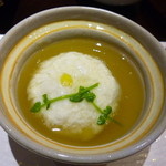 村山 - 平目、大和芋、卵白で作った饅頭