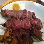 豚星 - 串焼き３串