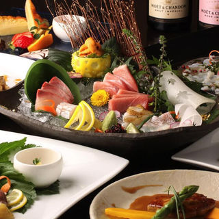高級食材を贅沢に使った懐石コース～瑞～が当店一番人気