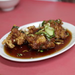 台湾ラーメン光陽 - 2019年9月再訪：酢鶏(ハーフ)☆