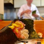 Sushi Arata - お昼のお任せ（恐らく7,000円くらいです） とろたく巻き