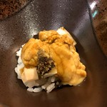 鮨 波づき - アワビと雲丹