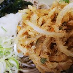 箱根そば - ハーフかき揚げ