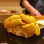 鮨 竜介 - 2019.7.  北紫海胆