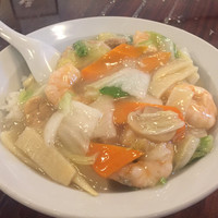 三和楼 - エビ掛け御飯
