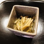 よし澤 - 葛素麺　7種類の茸　柚子