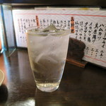 まねき屋 - ２杯目は焼酎の水割り(2019年9月)