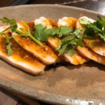 金町製麺 - 茹で鶏と野菜巻きロースト　390円