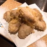 金町製麺 - 北海道産 鮭の白子天ぷら　390円