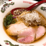 金町製麺 - 追い節中華そば(麺少な目)　850円