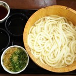 丸亀製麺 - 201909001「釜揚げうどん(得)」490円‥毎月朔日は「釜揚げうどん半額」となるので‥計240円