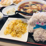 菜香園 - 広東麺のセット