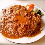 宝石 - ポーク　※大盛り　←めっちゃ大盛りですわ (^^;