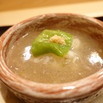 津の守坂 小柴 - 鱧とスッポンのスープ