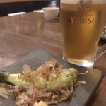 天地を喰らふ - 生ビール/ナス焼