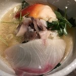 つけ麺一燈 - 貝出汁の冷やしラーメン