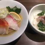 つけ麺一燈 - 貝出汁の冷やしラーメン