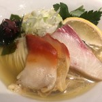 つけ麺一燈 - 貝出汁の冷やしラーメン