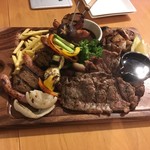 ウシワカマル - 肉盛りプレート